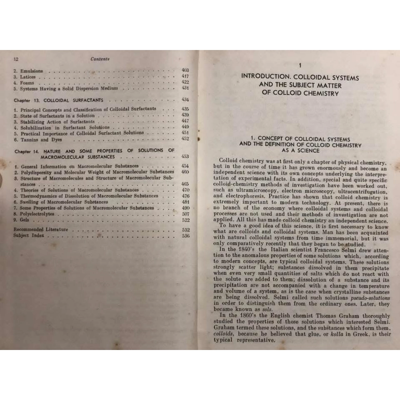 COLLOID CHEMISTRY - HOÁ HỌC KEO - S. Voyutsky - Mir Publishers, Moscow - 1978 443465