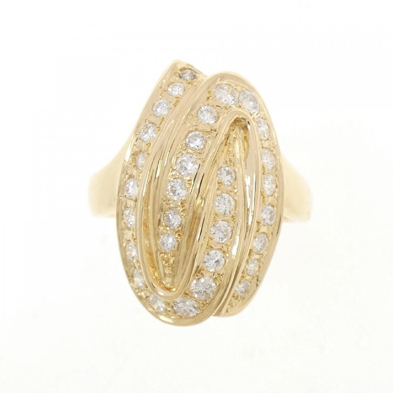 Nhẫn kim cương K18YG 0.59CT - Hàng hiệu Authentic 852502