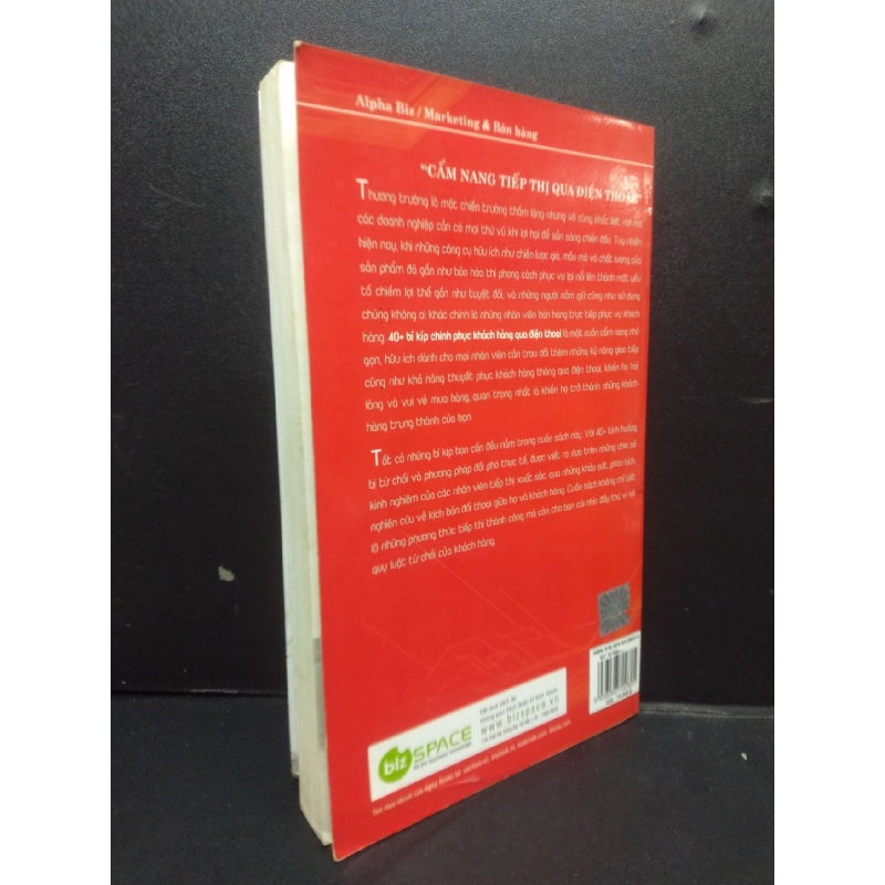 40+ Bí Kíp Chinh Phục Khách Hàng Qua Điện Thoại mới 80% bẩn bìa 2013 HCM2105 Alpha Books biên soạn SÁCH KỸ NĂNG 914488
