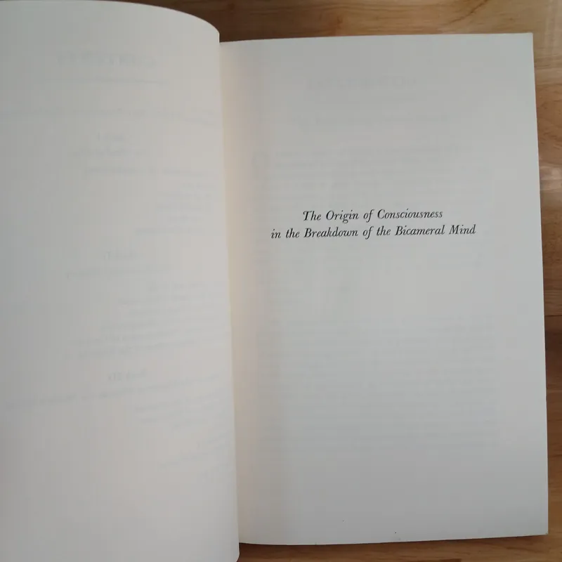 The Origin Of Consciousness In The Breakdown Of The Bicamera Mind - Julian Jaynes 708375