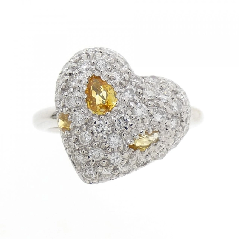 Nhẫn Sapphire 750WG Hình Trái Tim 0.33CT - Hàng hiệu Chính Hãng 847405