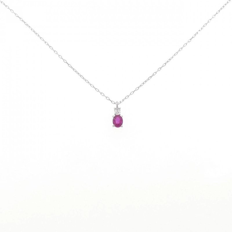 Dây chuyền ruby PT900/PT850 0.40CT - Hàng hiệu Chính hãng 858829