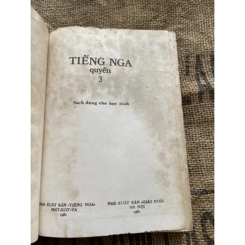 Tiếng Nga 3 - sách dành cho học sinh - in tại Nga  1004240