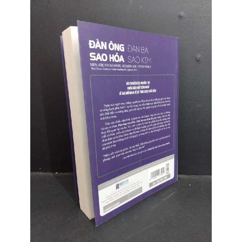 Đàn ông sao hỏa đàn bà sao kim mới 90% bẩn nhẹ 2019 HCM0412 John Gray TÂM LÝ 354298