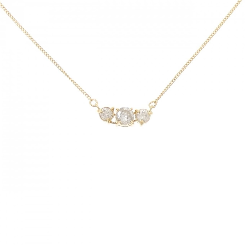 K18YG Dây chuyền kim cương 0.52CT - Hàng hiệu Chính hãng 857931