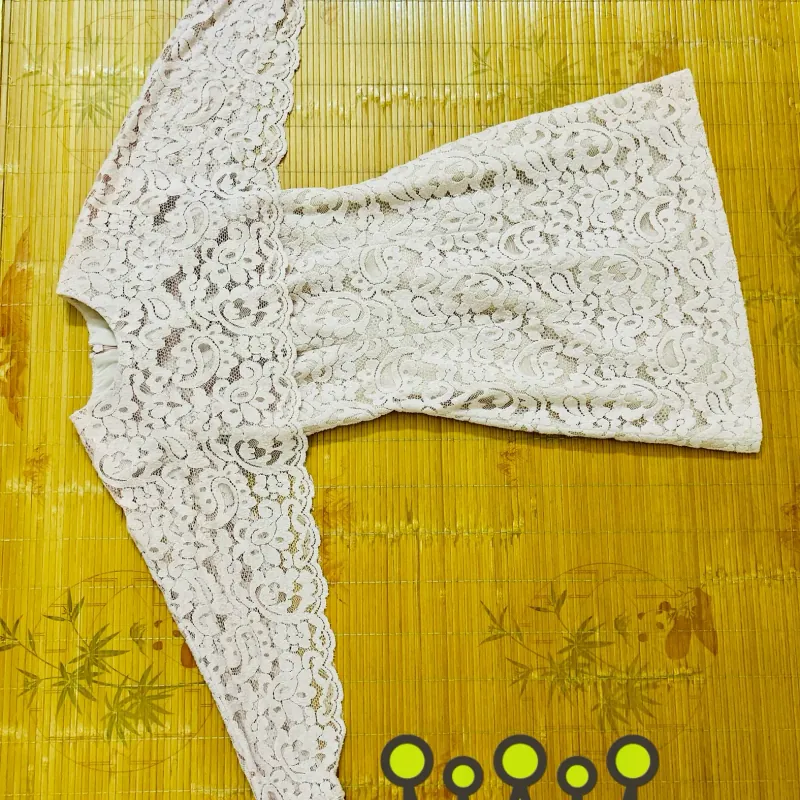 Váy ren mùa thu size s màu be mới 80% 1010049