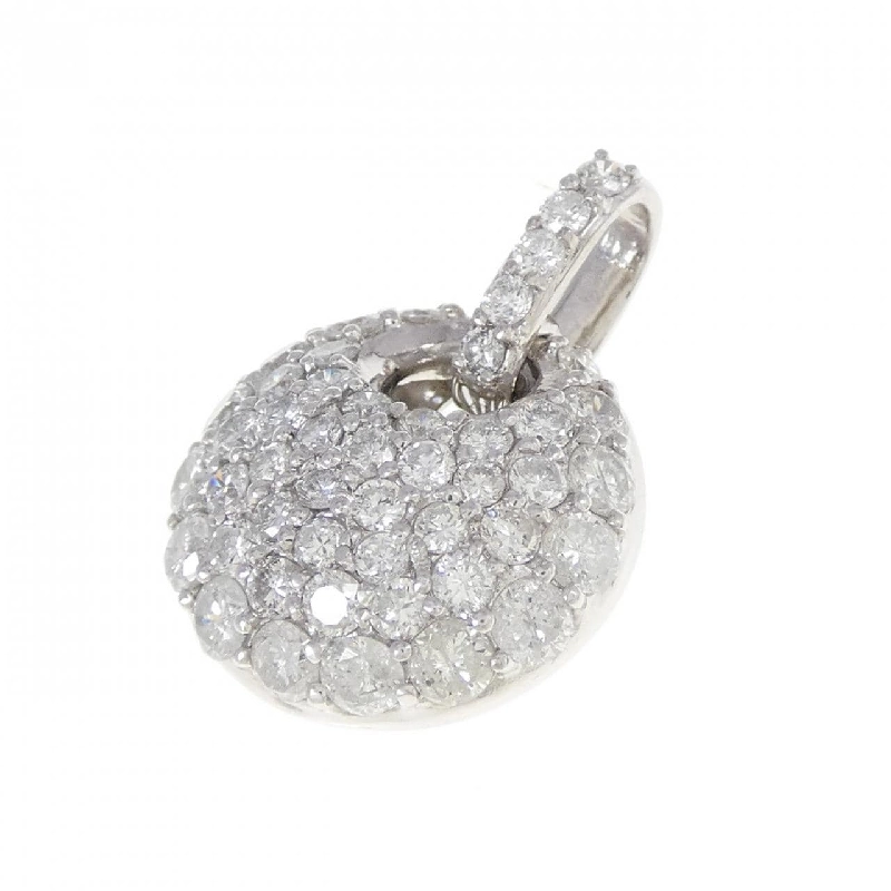 PT900 Pave Diamond Pendant 1.80CT - Hàng hiệu Chính hãng 865670