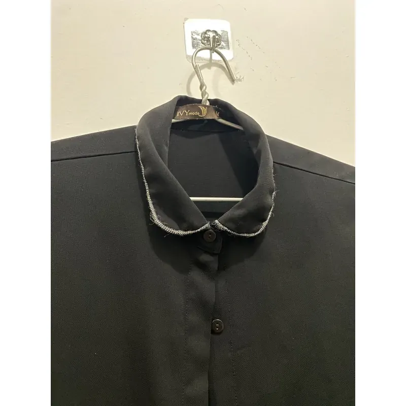 ÁO SƠ MI IVY MODA* MÀU ĐEN* SIZE M* TẶNG QUÀ 0Đ *FREESHIP 588239