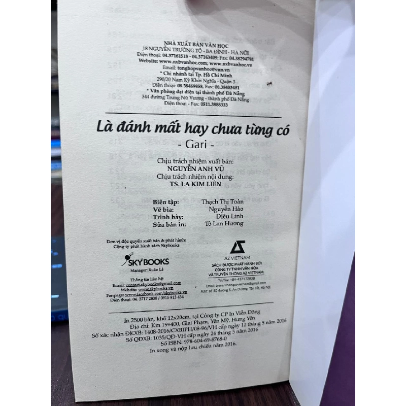 Là Đánh Mất Hay Chưa Từng Có - Gari 934398