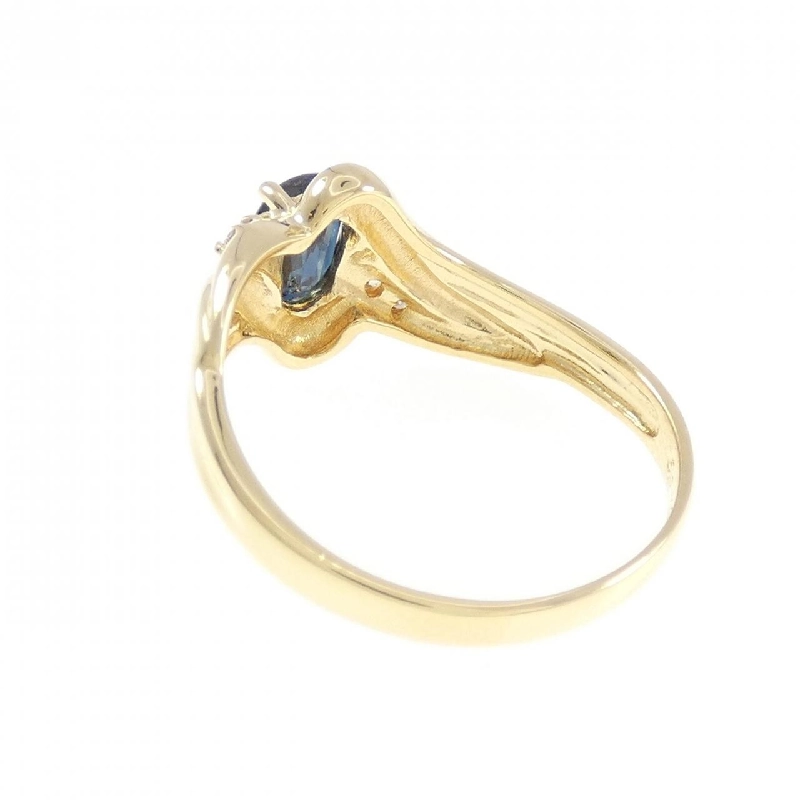 Nhẫn Sapphire K18YG 0.58CT 667673