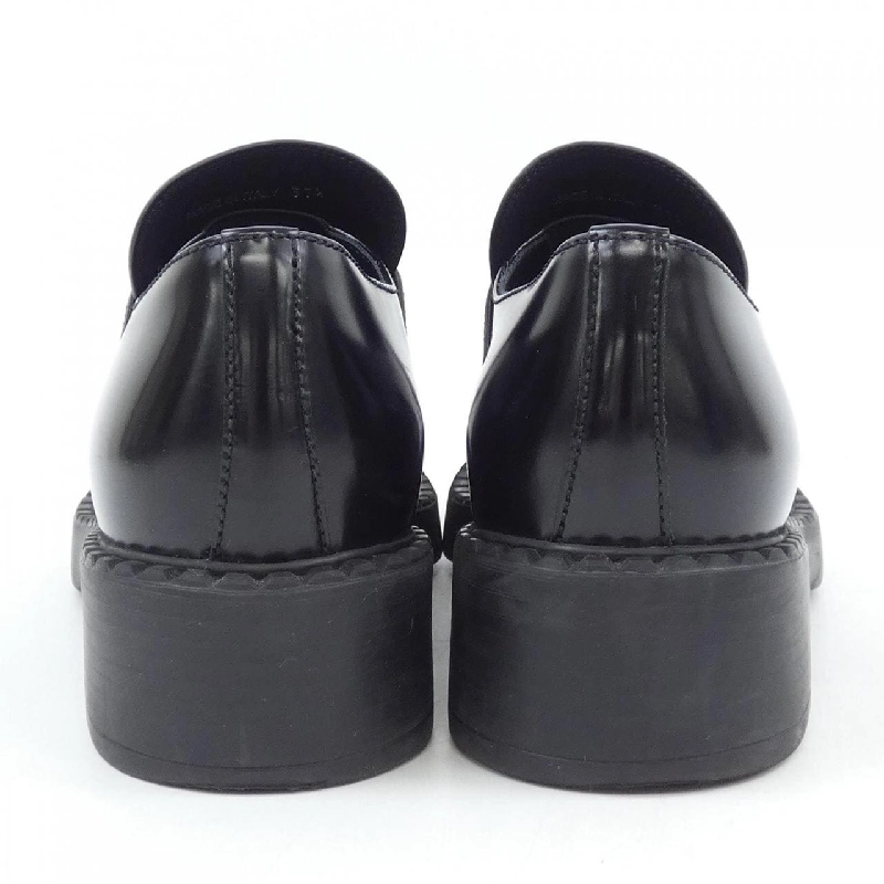 Giày lười Prada PRADA màu chocolate với logo tam giác 1D246M 658320