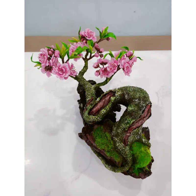 HOA ĐÀO BONSAI ĐẤT SÉT 799553