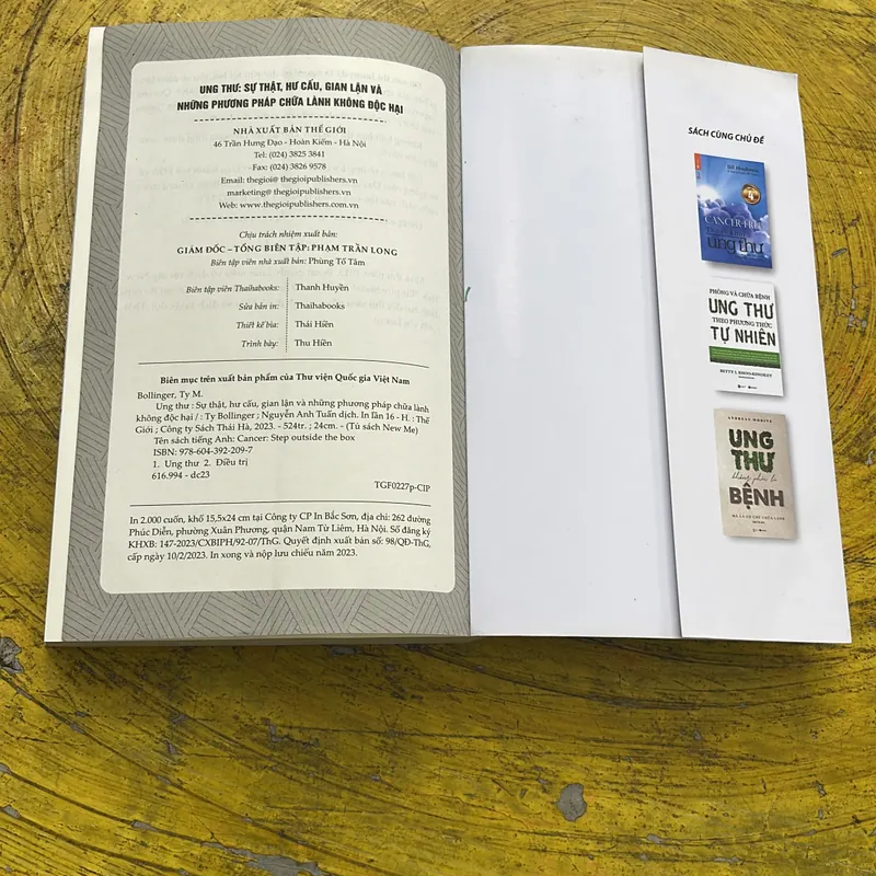 UNG THƯ SỰ THẬT , HƯ CẤU, GIAN LẬN VÀ NHỮNG PHƯƠNG PHÁP CHỮA LÀNH KHÔNG ĐỘC HẠI- 675074