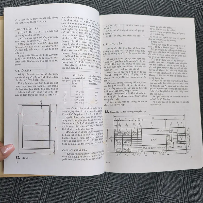 [Bìa cứng, khổ lớn] Vẽ Kỹ Thuật - I.X.Vu'Snepônxki (In tại Liên Xô 1986) 591804