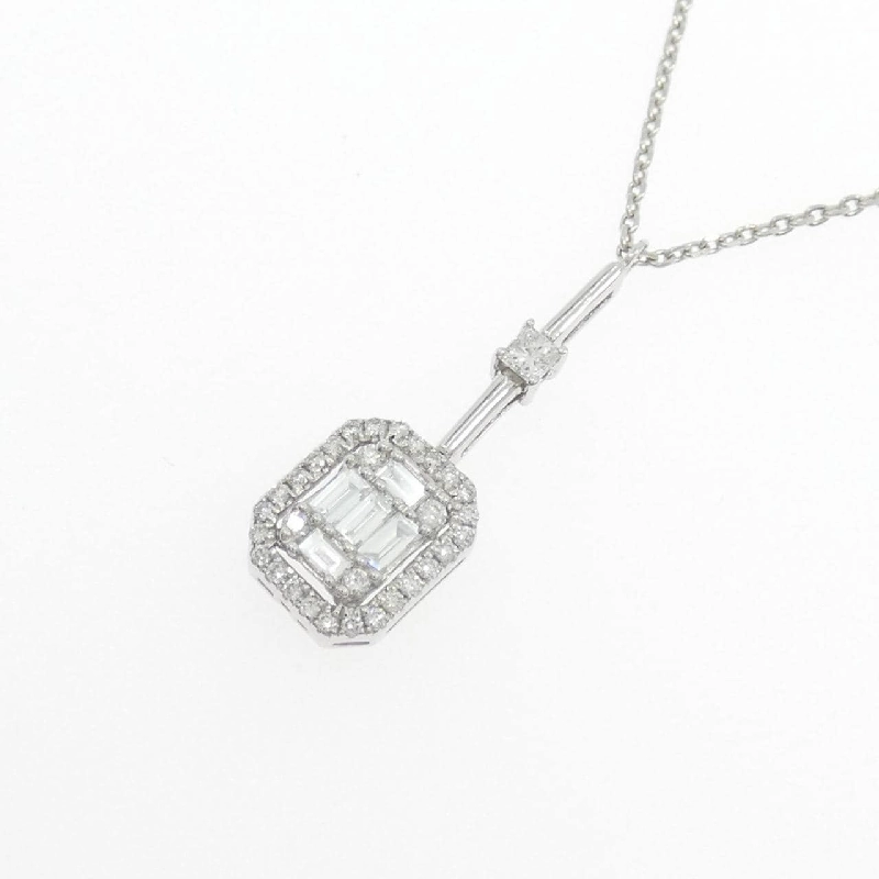 K18WG Dây chuyền kim cương - Hàng hiệu Authentic 860391