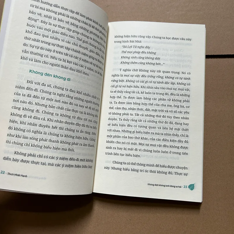 Không diệt không sinh đừng sợ hãi - Thích Nhất Hạnh 731836
