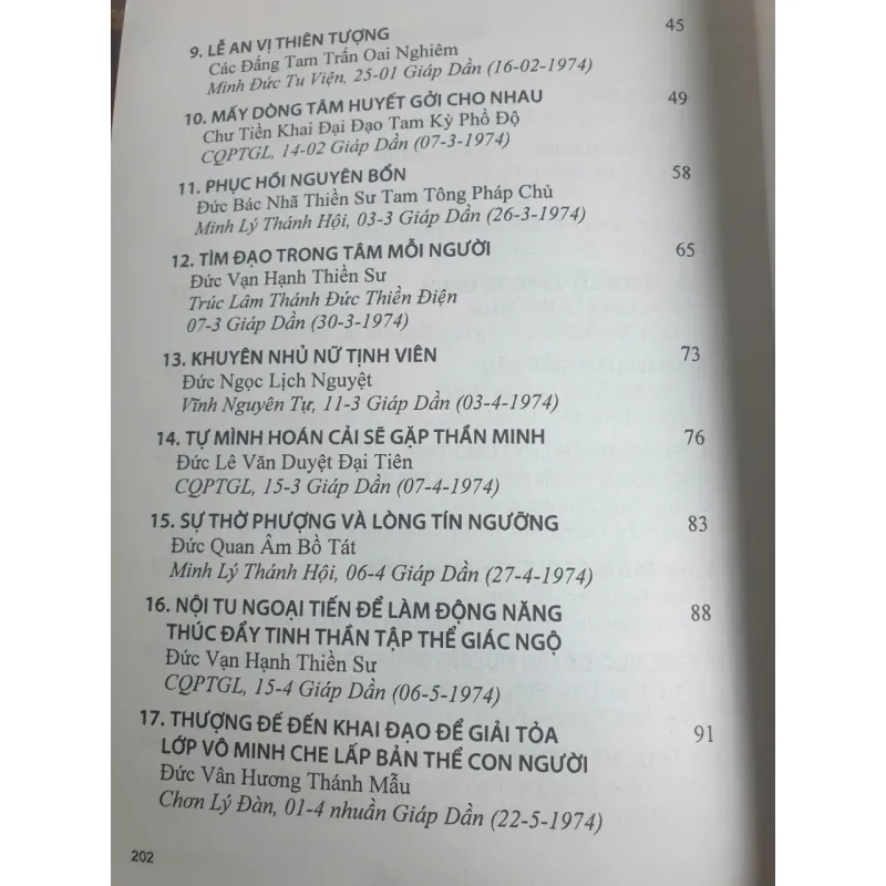 Thánh Giáo Sưu Tập năm Giáp Dần - 1974 1006252