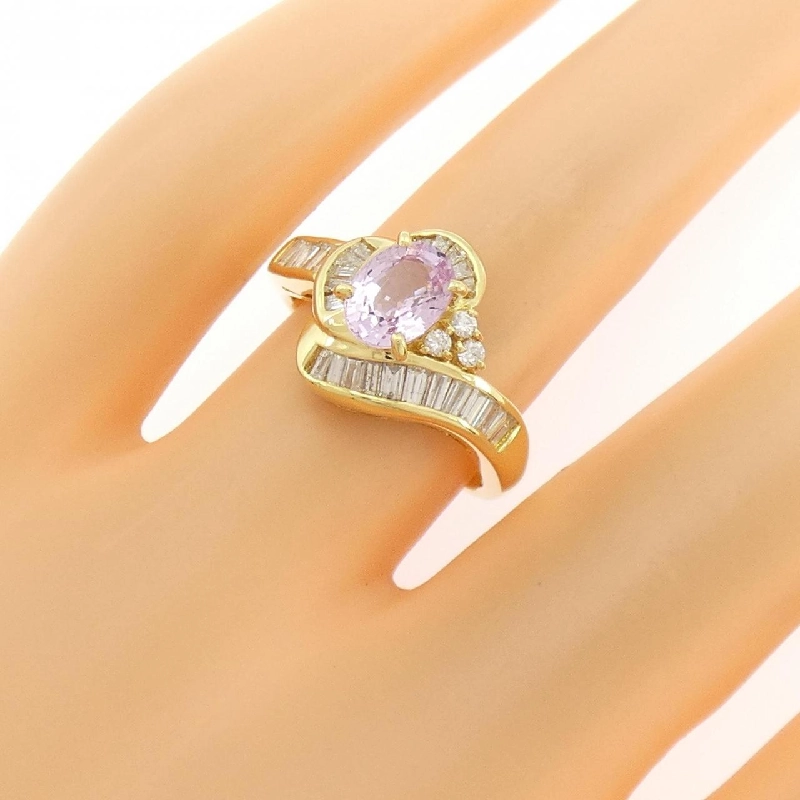 Nhẫn Sapphire K18YG 1.083CT - Hàng hiệu Chính hãng 850648