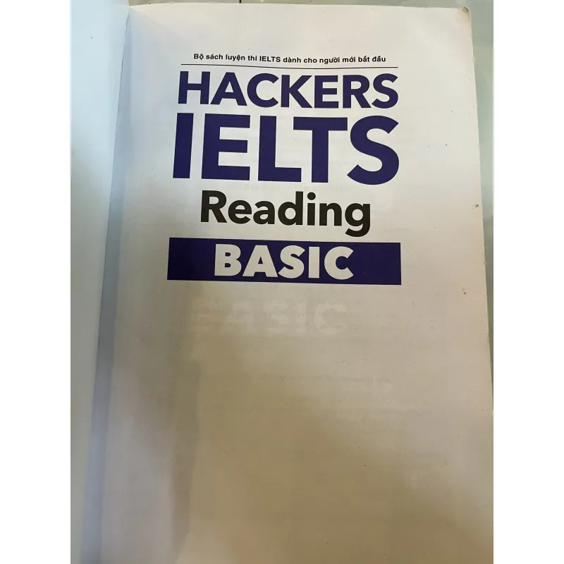 HACKERS IELTS READING BASIS - LÊ KIỀU TRANG 776706