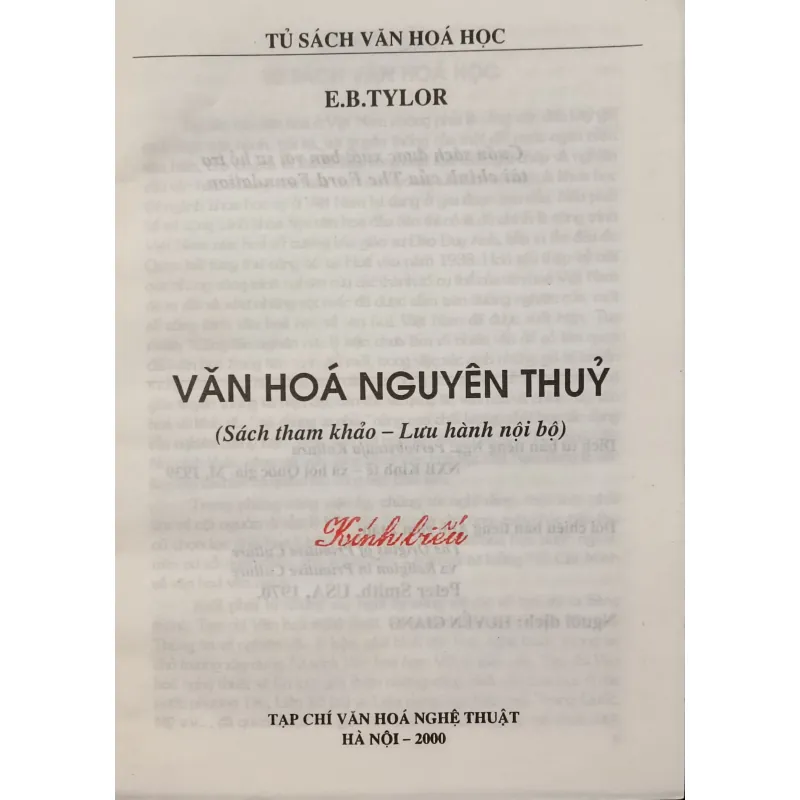 Văn hóa nguyên thủy (Tylor) 791103