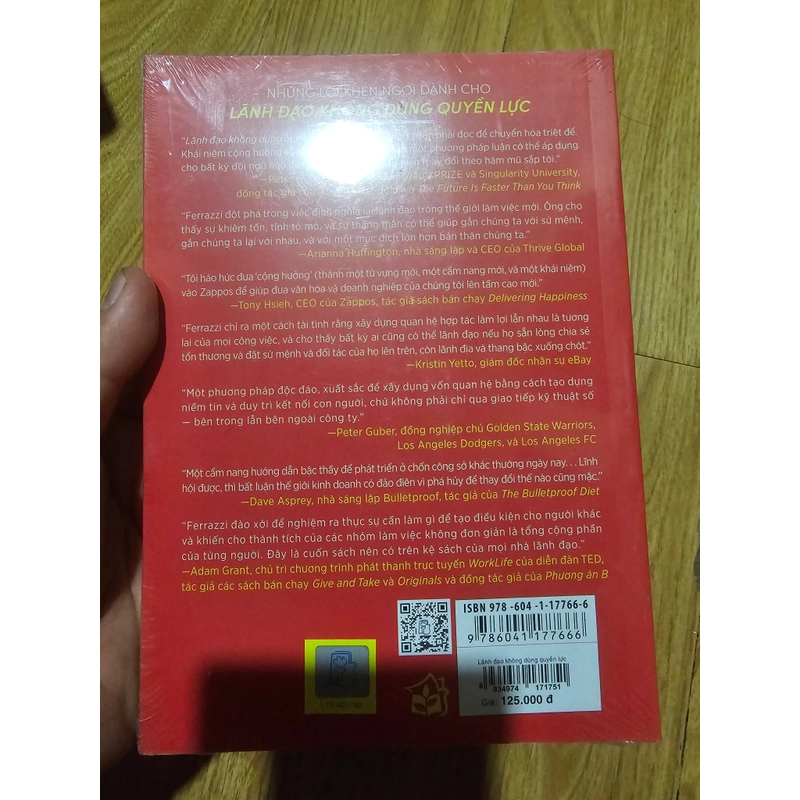Lãnh đạo không dùng quyền lực 
63k (bìa 125k) 464535