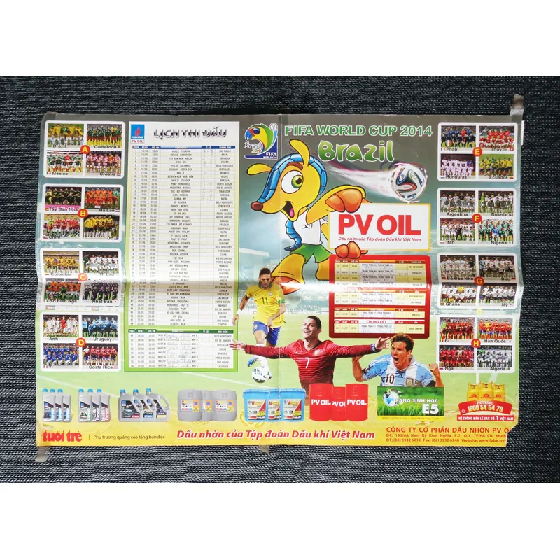 Lịch thi đấu FiFA World Cup 2014 xưa 1161529