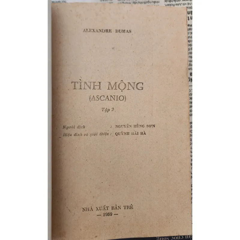 Alexandre Dumas cha - tiểu thuyết TÌNH MỘNG (Ascanio) 705294