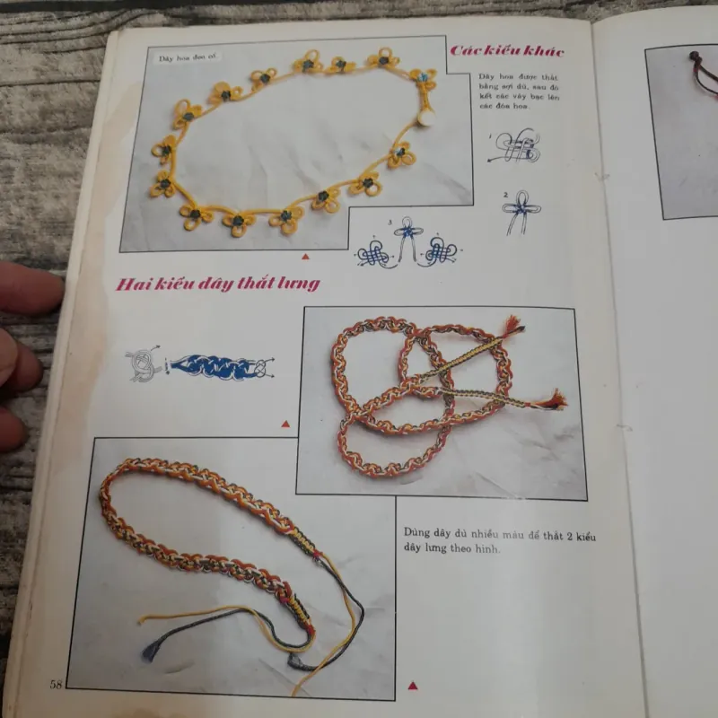 Nghệ thuật Kết Nút Áo & Trang Trí Hoa Vải. Nxb Phụ Nữ 1996 782769