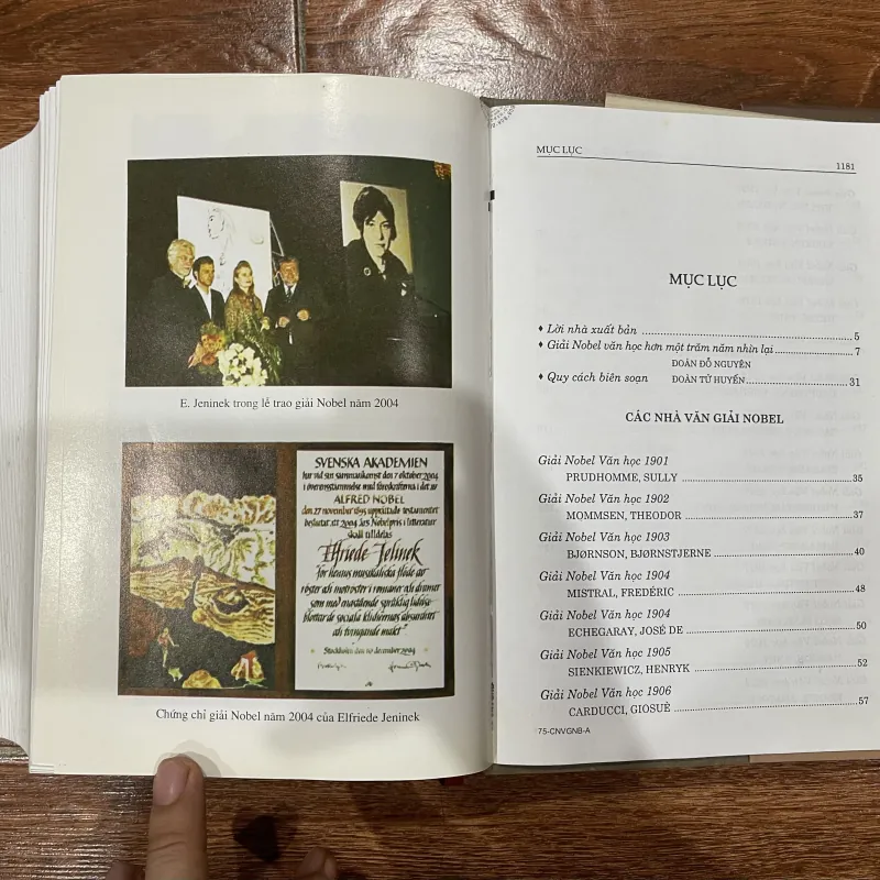 Các nhà văn giải Nobel  (10) 993051