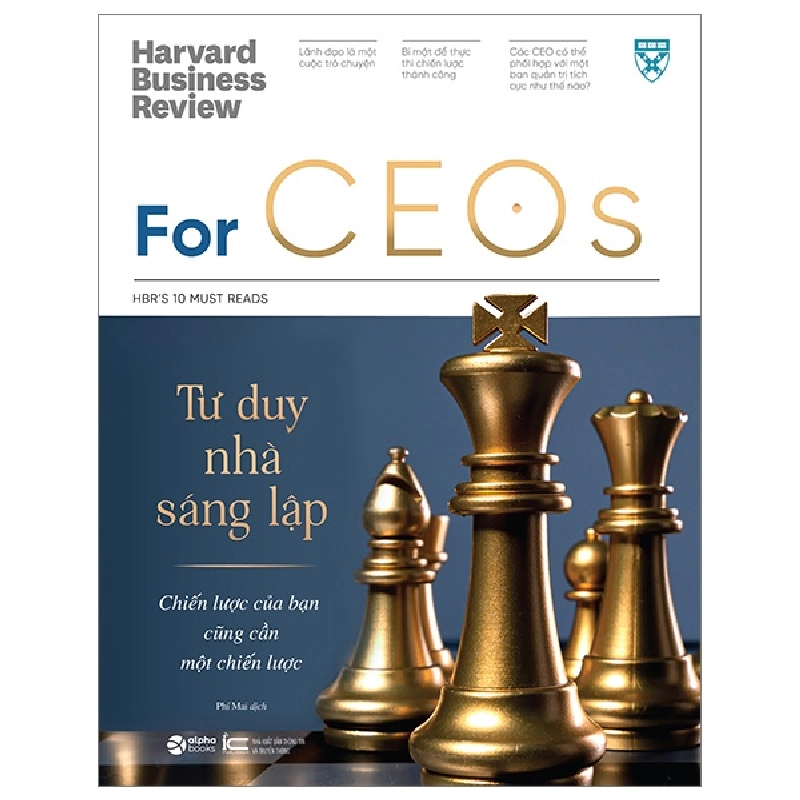 HBR - For CEOS - Tư Duy Nhà Sáng Lập - Harvard Business Review 293997