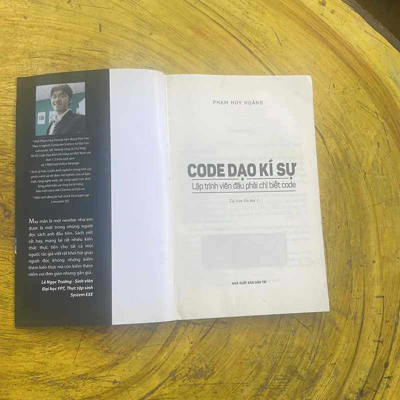 CODE DẠO KÍ SỰ- LẬP TRÌNH VIÊN ĐÂU PHẢI CHỈ BIẾT CODE- PHẠM HUY HOÀNG 699416