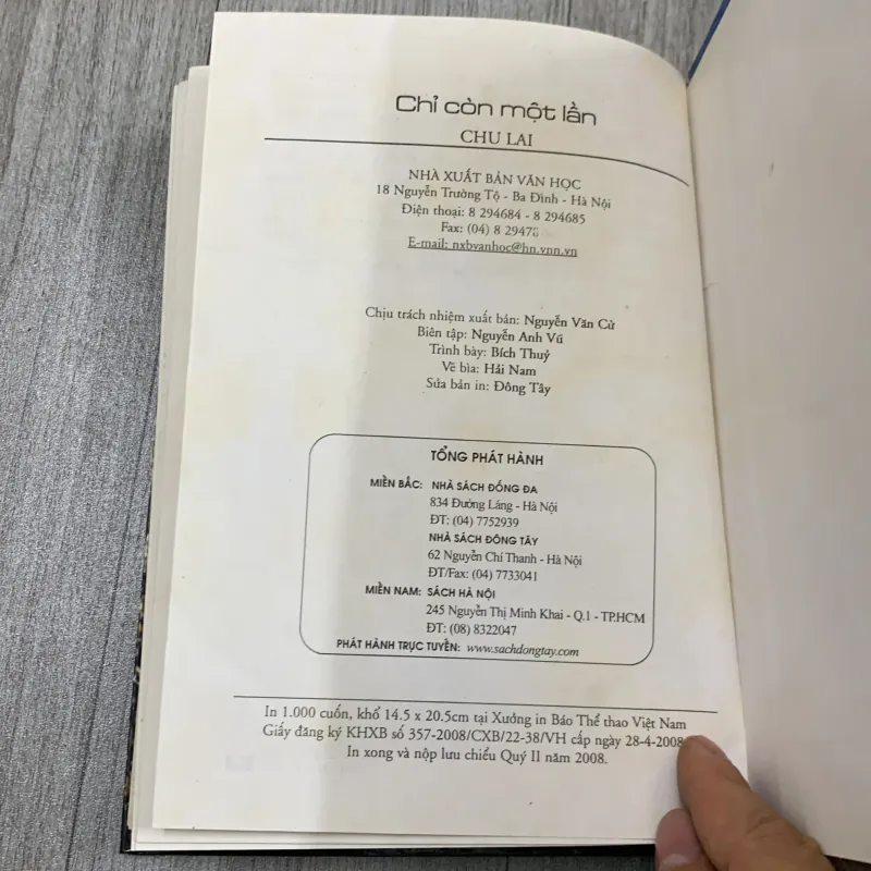 Chỉ còn lại một lần - chu lai. 5a3 907795