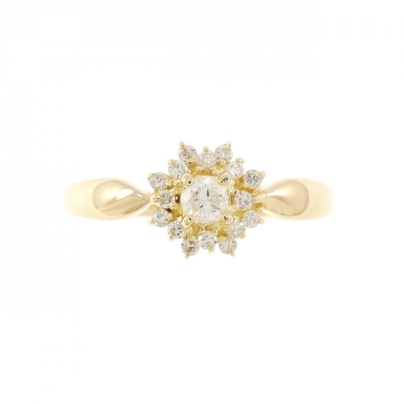 Nhẫn kim cương K18YG 0.20CT 667715