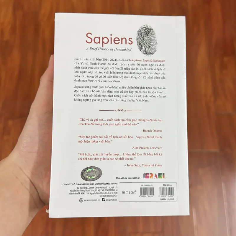 Sách - Sapiens: Lược Sử Loài Người ( Khổ nhỏ Nguyên Seal) 779180