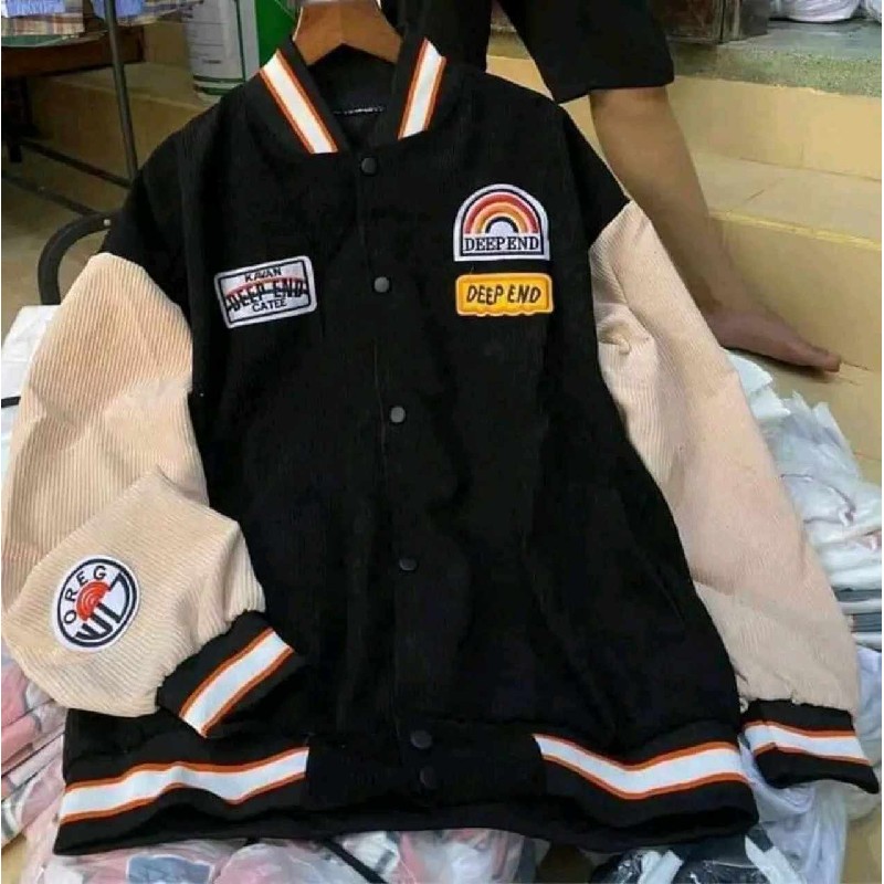 Áo khoác bomber nhung Deepend A003 58262