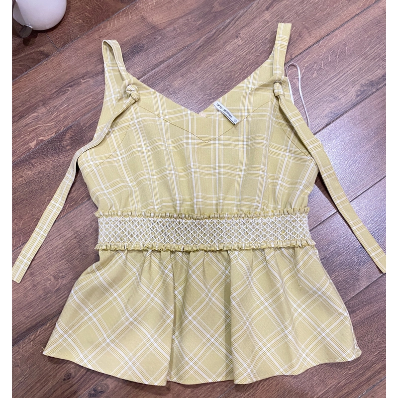 ÁO KIỂU KẺ CARO UPTOSECONDS SIZE S 509317