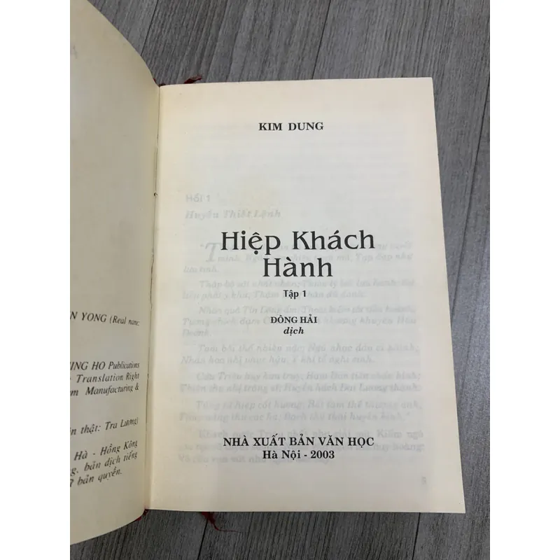 Hiệp khách hành. Bộ 2 tập bìa cứng.  707580