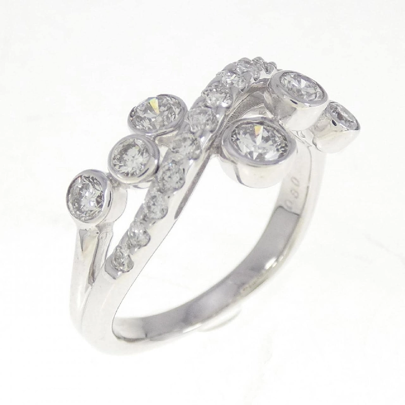 Nhẫn kim cương K18WG 0.80CT 673122