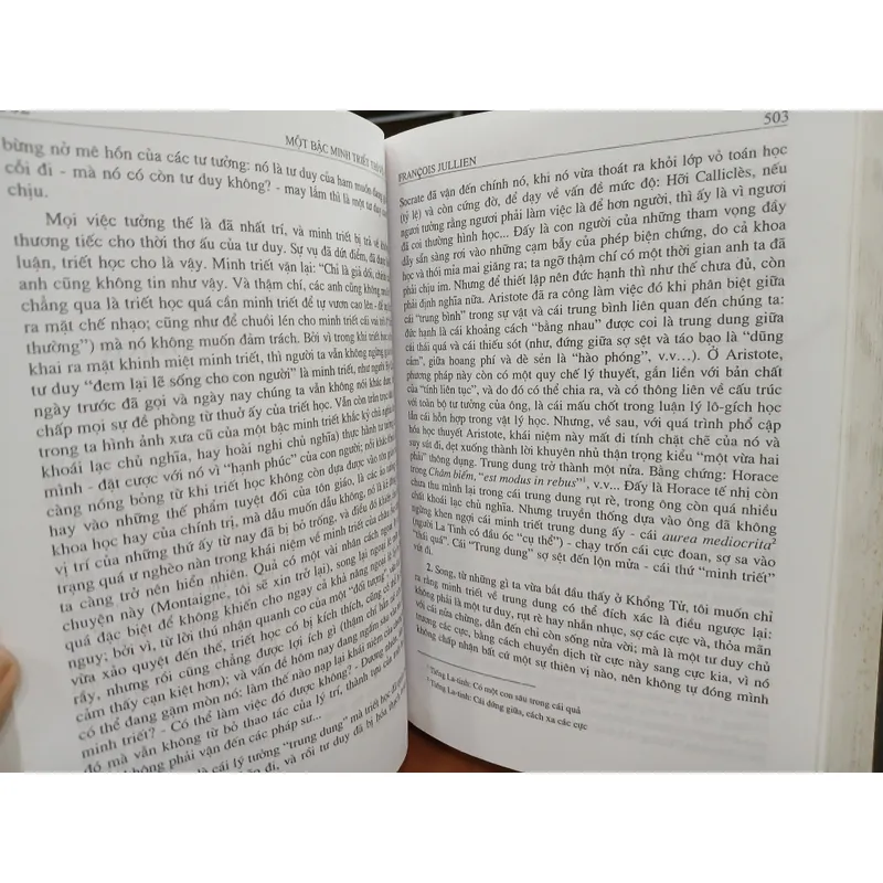 MINH TRIẾT PHƯƠNG ĐÔNG & TRIẾT HỌC PHƯƠNG TÂY - FRANCOIS JULLIEN 719757