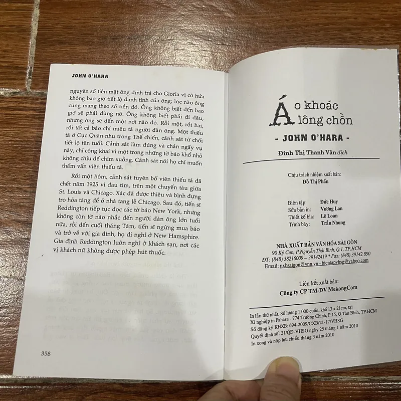 Áo Khoác Lông Chồn - John O’Hara (9) 707357