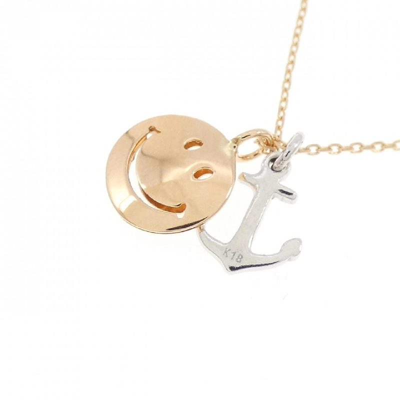 K18PG/K18WG Mặt dây chuyền Smile × Neo - Hàng hiệu Chính hãng 859836