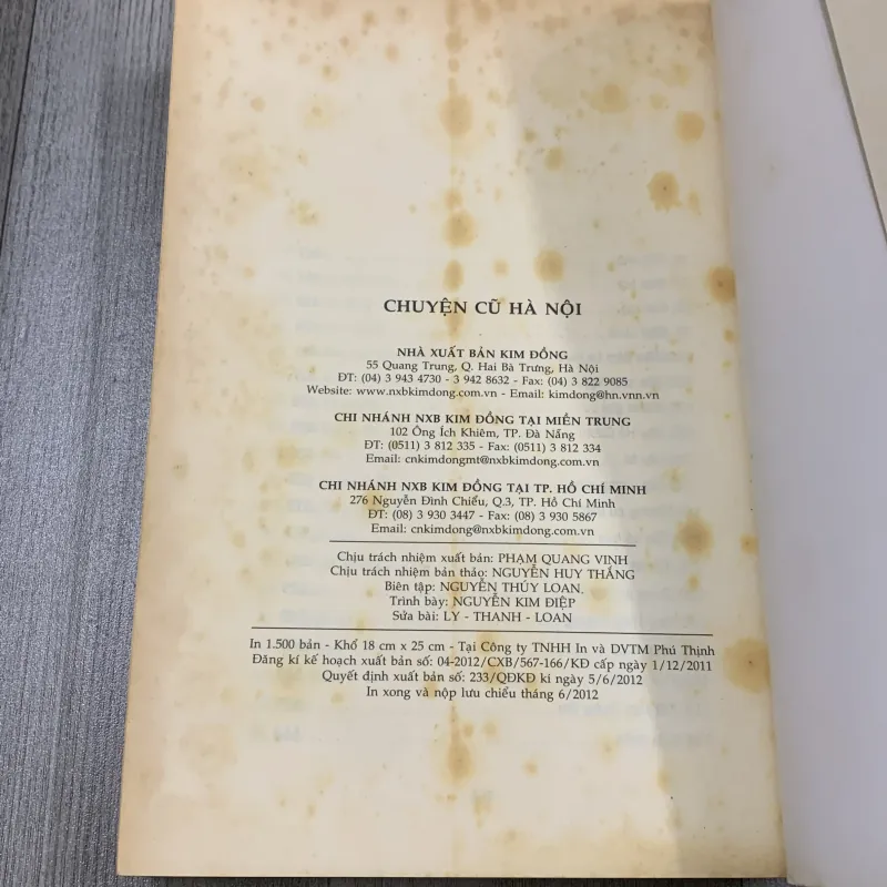 Chuyện cũ hà nội - tô hoài. 8b2 1012808
