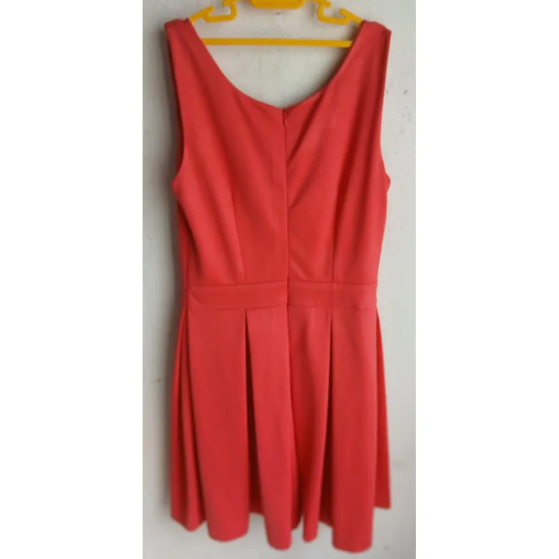 ĐẦM THUN XÊP LI MÀU ĐỎ 1030296