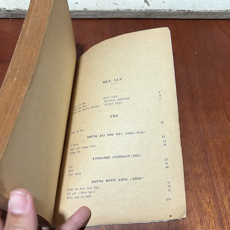II Sách Xưa: Thơ NICÔLA GHIDEN - Xuân Diệu (Giới Thiệu Và Dịch) - 1981 754405