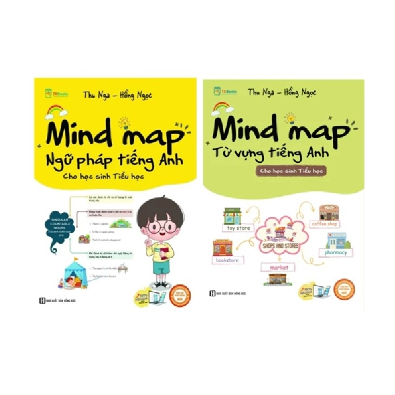 Bộ 2 cuốn Mindmap Tiếng Anh cho học sinh Tiểu học [TSTK] 1045661