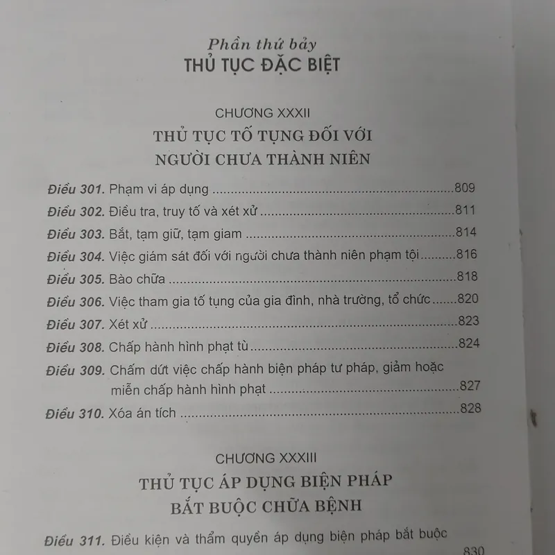 BỘ LUẬT TỐ TỤNG HÌNH SỰ  704107