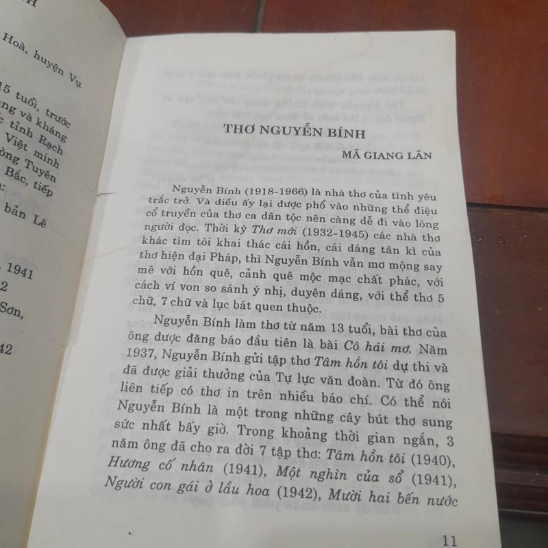 Thơ NGUYỄN BÍNH, Những lời bình 452211