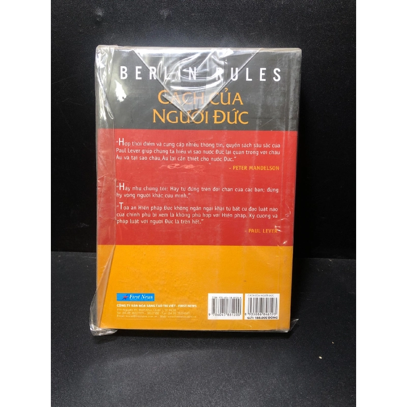 Cách của người Đức Paul Lever Berlin Rules mới 80% ố nhẹ HCM0611 921777