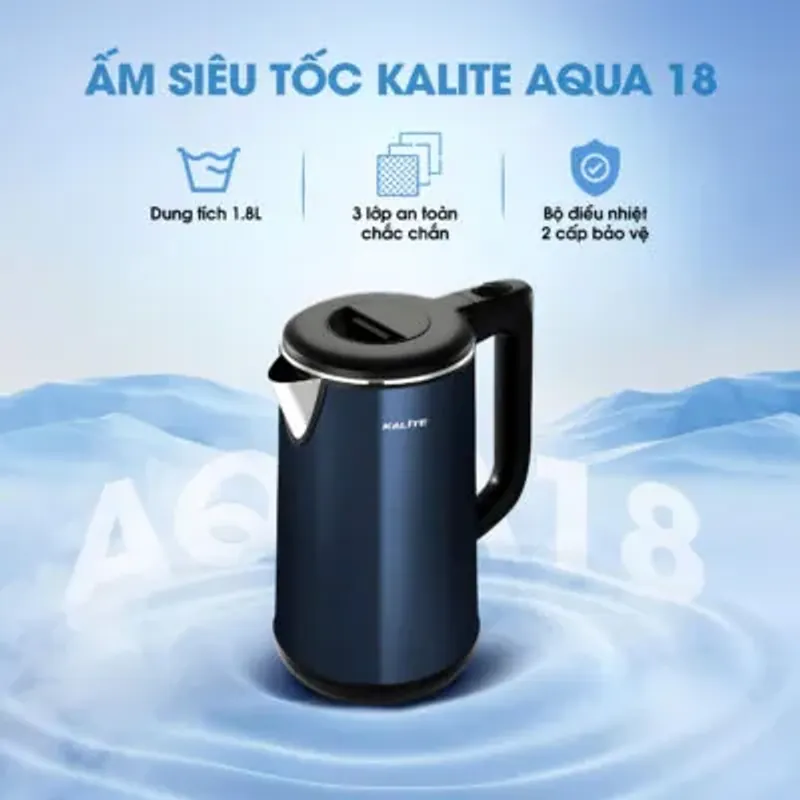☕ Ấm đun siêu tốc KALITE KL-301 – Dung tích 1,7L, đun sôi nhanh gọn 782021
