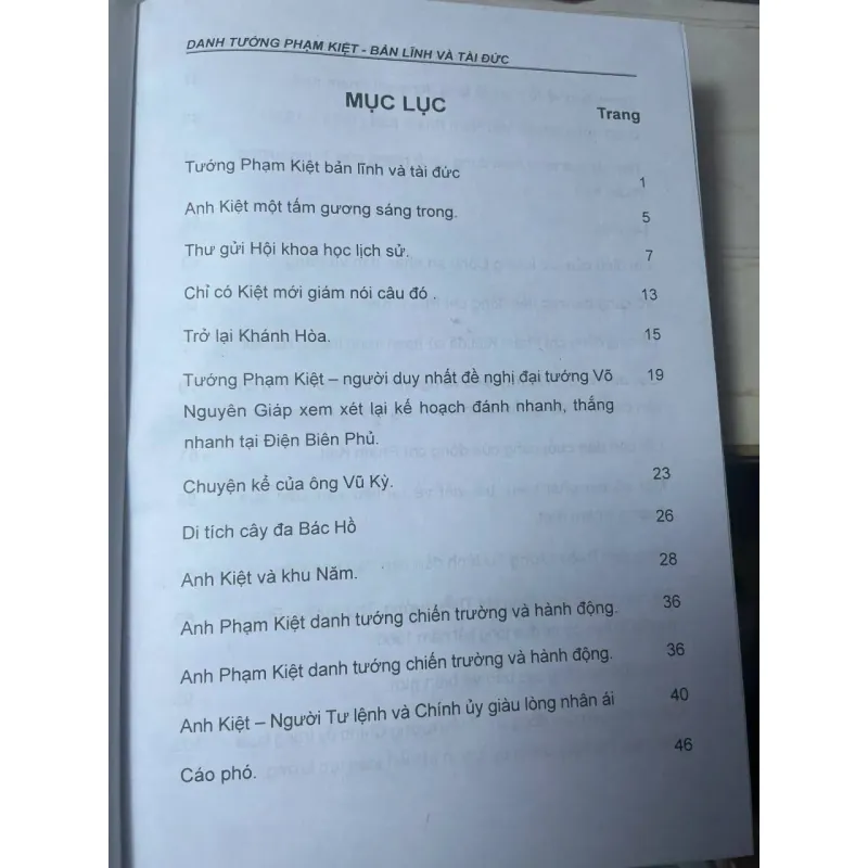 SÁCH DANH TƯỚNG PHẠM KIỆT BẢN LĨNH VÀ TÀI ĐỨC 700720